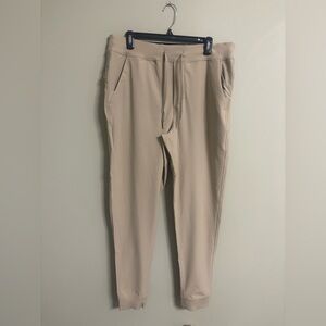 Birddogs Casual Stretch Joggers Mens Size XL New Tan Beige Drawstring